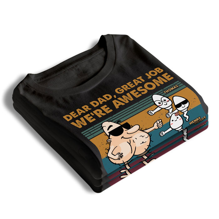 Like Father Like Son - Family Personalized Custom Unisex T-shirt, Hoodie, Sweatshirt - Father's Day, Birthday Gift For Dad