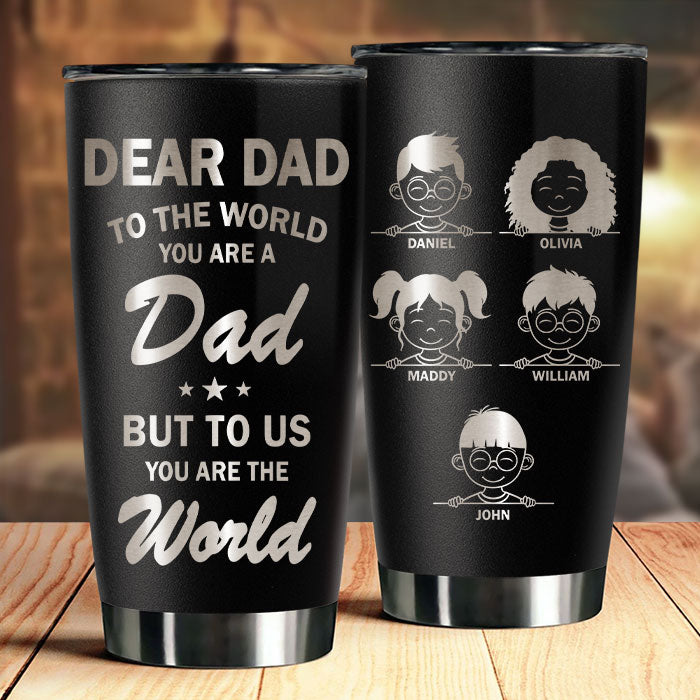Personalized World's Best Daddy Engraved Yeti Tumbler - Lazerworx