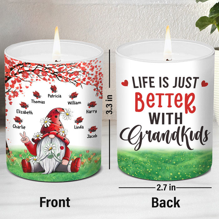 Every House Needs A Grandmother In It - Family Personalized Custom Smokeless Scented Candle - Mother's Day, Birthday Gift For Grandma