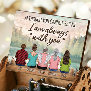 I'm Always Here With You - Personalized Music Box -  Memorial Gift, Sympathy Gift