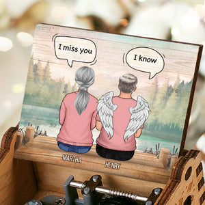 I Miss You - Personalized Music Box -  Memorial Gift, Sympathy Gift