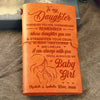 I'm Always With You - Personalized Vintage Journal - Gift For Daughter