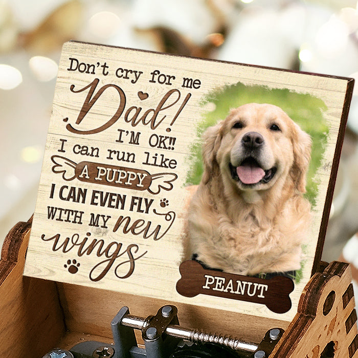 J Don't Cry for Me I'm OK!! - Upload Image - Personalized Keychain - Pack 1 - PawfectHouses.com