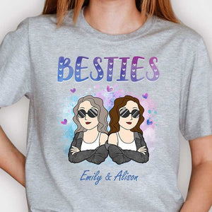 Besties Forever - Personalized Unisex T-shirt, Hoodie - Gift For Bestie