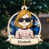 Cool Kids Celebrate Christmas - Personalized Custom Acrylic Shaped Christmas Ornament - Gift For Family, Christmas Gift