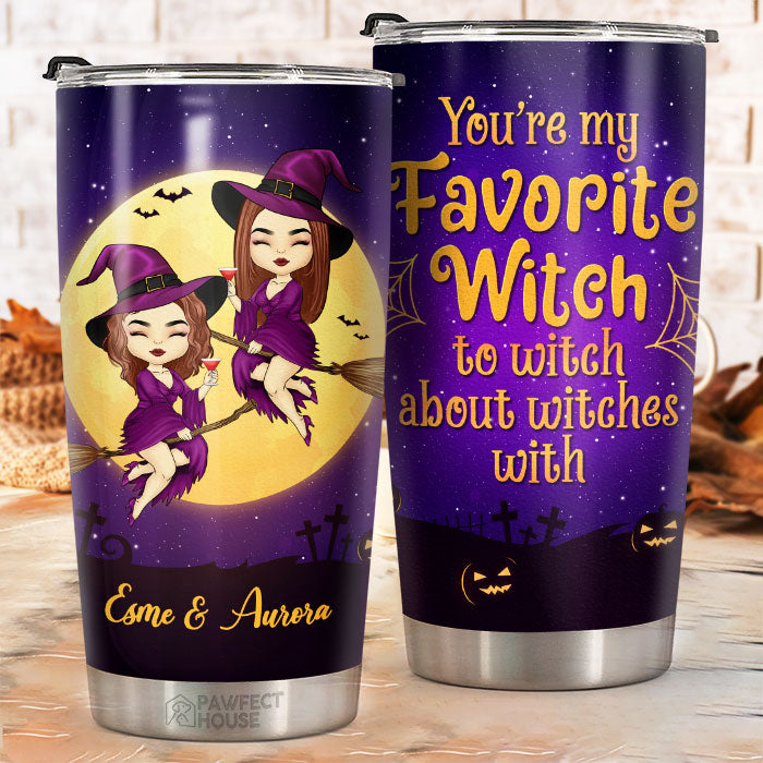 PERSONALIZED, WITCH, BEAUTIFUL WITCH - Personalized Witch Tumbler Witchy  Gifts For Women Girls Teen Witches Stainless Steel Insulated Coffee Travel