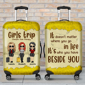 People Who You Have Beside You Really Matter - Gift For Bestie - Personalized Luggage Cover