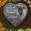 Custom Photo Cherished Memories, Endless Love - Memorial Personalized Custom Heart Shaped Memorial Stone - Sympathy Gift For Pet Owners, Pet Lovers