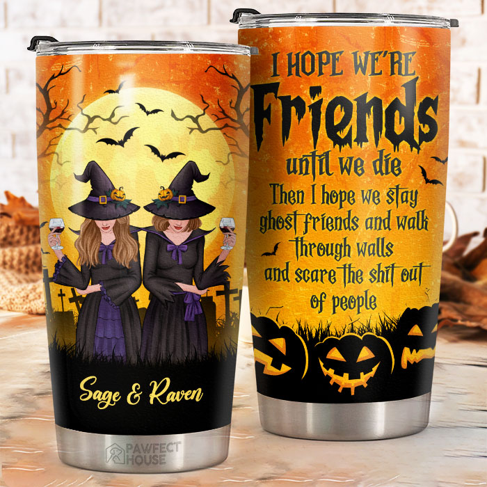 Ghost Personalized Halloween Acrylic Double Wall Tumbler