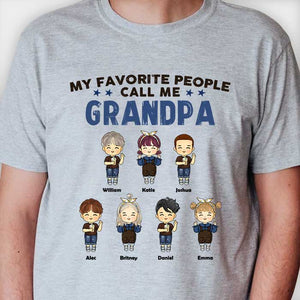 My Cherished People Call Me Grandpa - Gift For Grandpa, Personalized Unisex T-shirt, Hoodie