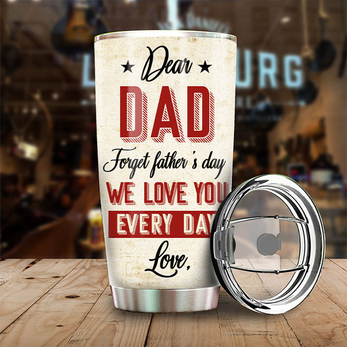 Every Day Is A Gift Glass Tumbler