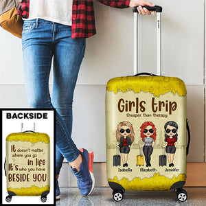 People Who You Have Beside You Really Matter - Gift For Bestie - Personalized Luggage Cover