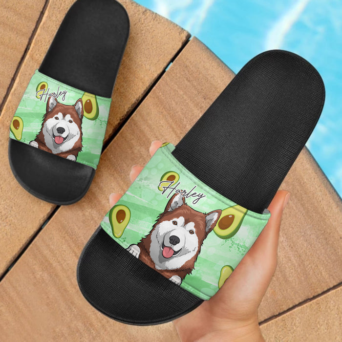 My Fur Baby - Sandales et chaussons personnalisés - Cadeau pour les amoureux des animaux
