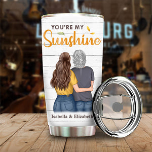 Never Forget That I Love You - Personalized Tumbler - Gift For Daughter