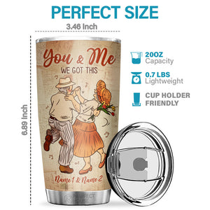 When We Get To The End Of Our Lives Together - Personalized Tumbler - Gift For Couple, Husband Wife, Anniversary, Engagement, Wedding, Marriage Gift