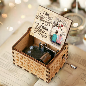 I'm Always With You - Personalized Music Box -   Memorial Gift, Sympathy Gift