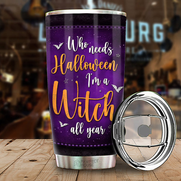 PERSONALIZED, WITCH, BEAUTIFUL WITCH - Personalized Witch Tumbler Witchy  Gifts For Women Girls Teen Witches Stainless Steel