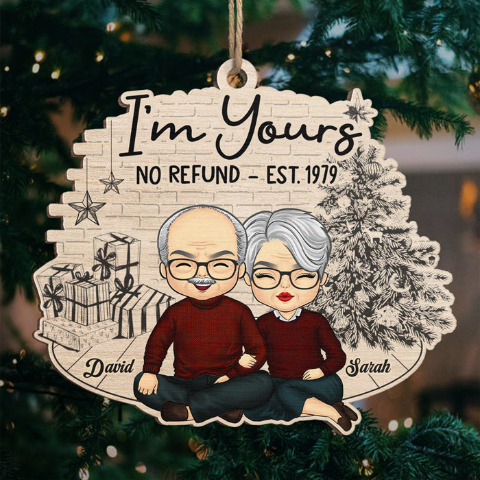 You & Me We Got This Together Since - Couple Personalized Custom Ornament - Wood Unique Shaped - Christmas Gift For Husband Wife, Anniversary