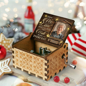 My Mind Still Talks About You - Personalized Music Box - Upload Image, Memorial Gift, Sympathy Gift