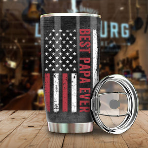 I'm The Best Dad Ever - Personalized Tumbler - Gift For Dad, Grandpa