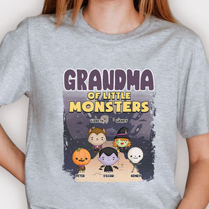 Nana Of Little Monsters - Personalized Custom Unisex T-Shirt, Hoodie, Sweatshirt - Gift For Grandma, Grandparents, Halloween Gift