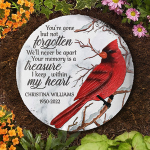 You're Gone But Not Forgotten - Personalized Memorial Stone, Human Grave Marker - Memorial Gift, Sympathy Gift