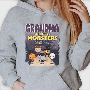 Nana Of Little Monsters - Personalized Custom Unisex T-Shirt, Hoodie, Sweatshirt - Gift For Grandma, Grandparents, Halloween Gift
