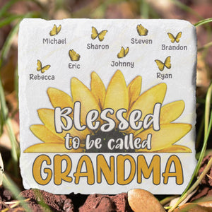 J'adore être appelée grand-mère - Pierre de jardin personnalisée - Cadeau pour grand-mère et grands-parents