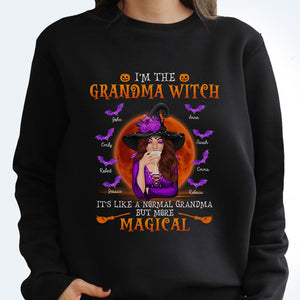 I’m The Grandma Witch - Personalized Custom Unisex T-Shirt, Hoodie, Sweatshirt - Gift For Grandma, Grandparents, Halloween Gift