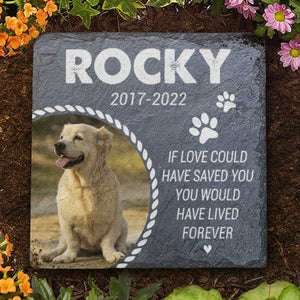 You Would Have Lived Forever - Personalized Memorial Stone - Upload Image, Memorial Gift, Sympathy Gift