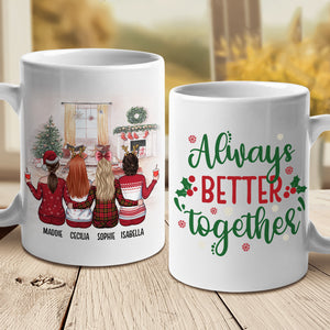 Besties Forever - Always Better Together - Personalized Mug.