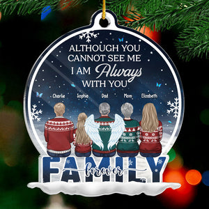 Not A Day Goes By That You're Not Missed - Memorial Personalized Custom Ornament - Acrylic Snow Globe Shaped - Sympathy Gift, Christmas Gift For Family Members