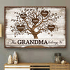 This Grammy Belongs To - Personalized Horizontal Poster