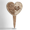 A Piece Of My Heart Left - Personalized Custom Acrylic Garden Stake
