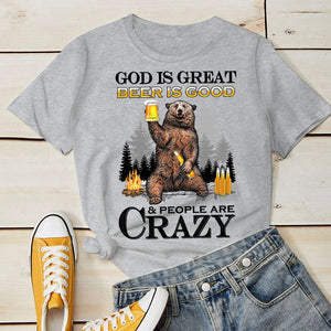 God Is Great - Beer Is Good - T-shirt.