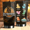 Fatherhood Is Like A Walk In The Park - Personalized Tumbler