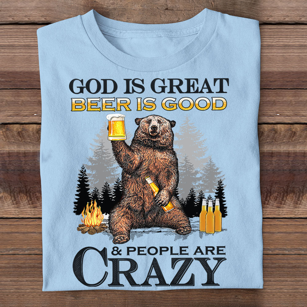 God Is Great - Beer Is Good - T-shirt.