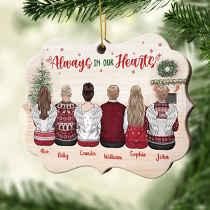 Brothers And Sisters Forever Linked Together - Personalized Shaped Ornament.