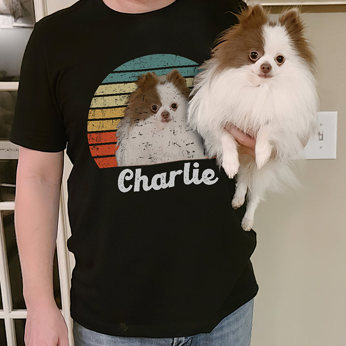 Custom Image T-shirt - Gift For Dog Lovers And Cat Lovers, Personalized Unisex T-Shirt.