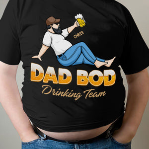 Drinking Team Dad Bod - Personalized Unisex T-Shirt.