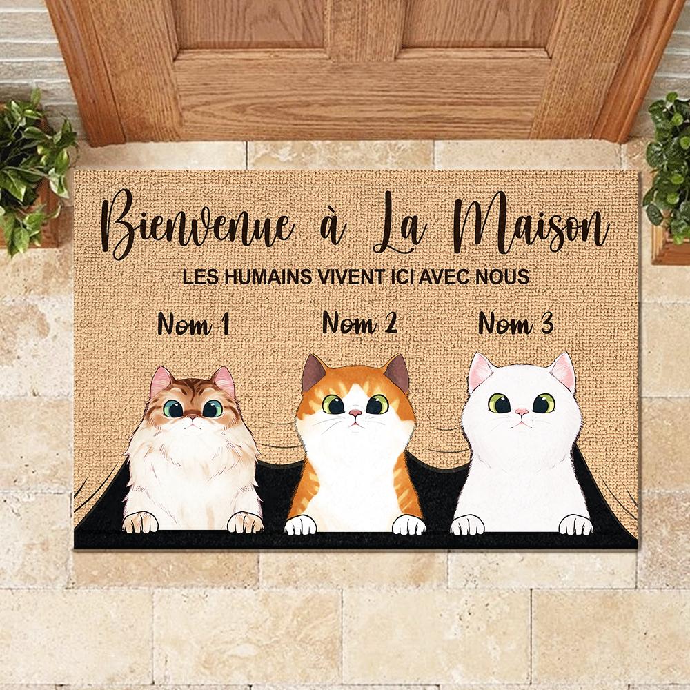 Personalized Pets Doormat - Up to 6 Pets - Decorative Mat - Custom