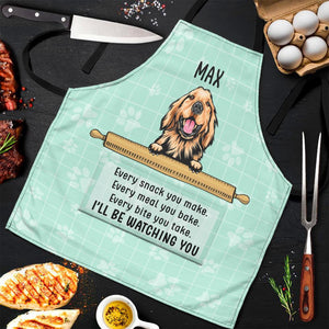 I Will Be Watching You - Funny Personalized Dog Apron.