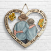 Our First Kiss Heart Shape Season - Personalized Shaped Wood Sign - Gift For Couples, Husband Wife