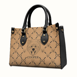 Take Your Dog Everywhere You Go  - Personalized Leather Handbag - Gift For Pet Lovers