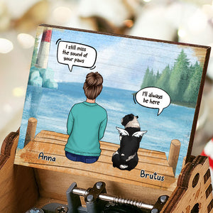 I'll Always Be Here - Personalized Music Box - Gift For Pet Lovers