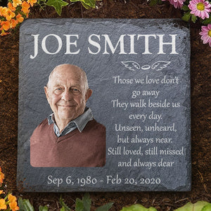 Still Loved, Still Missed, Always Dear - Personalized Memorial Stone - Upload Image, Memorial Gift, Sympathy Gift