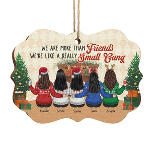 A Really Small Gang - Personalized Custom Benelux Shaped Wood Christmas Ornament - Gift For Bestie, Best Friend, Sister, Birthday Gift For Bestie And Friend, Christmas Gift