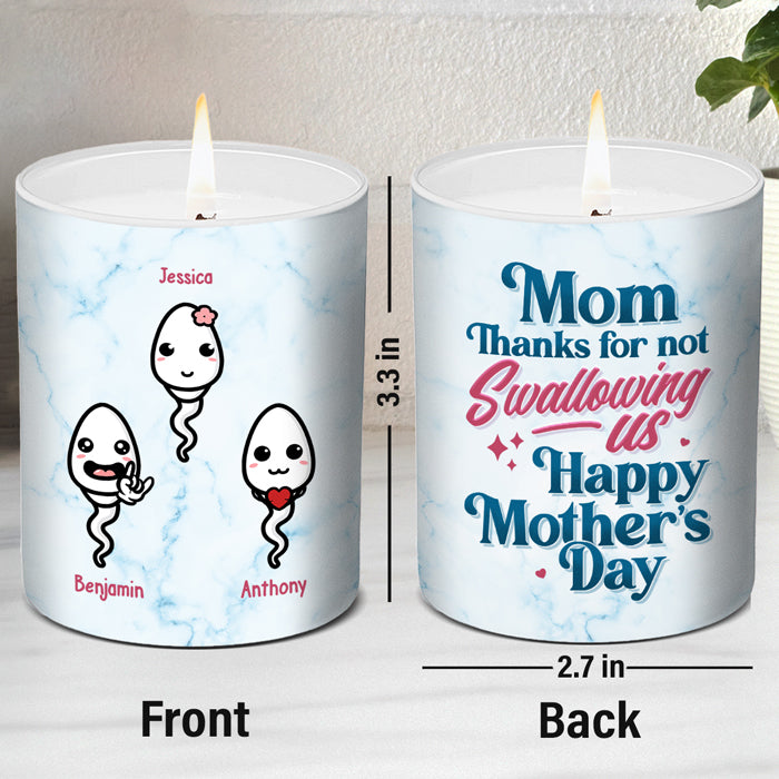 Thank You Mom Candle, Scented Candle