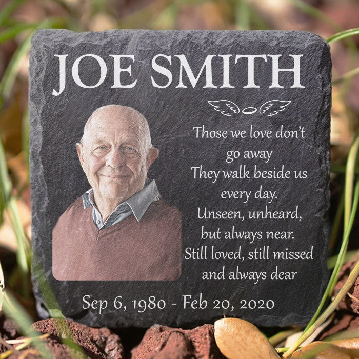 Still Loved, Still Missed, Always Dear - Personalized Memorial Stone - Upload Image, Memorial Gift, Sympathy Gift