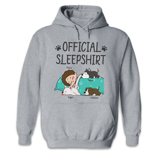 Official Sleepshirt - Dog Personalized Custom Unisex T-shirt, Hoodie, Sweatshirt - Christmas Gift For Pet Owners, Pet Lovers